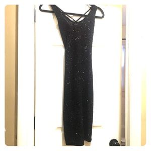 Black sparkle dress